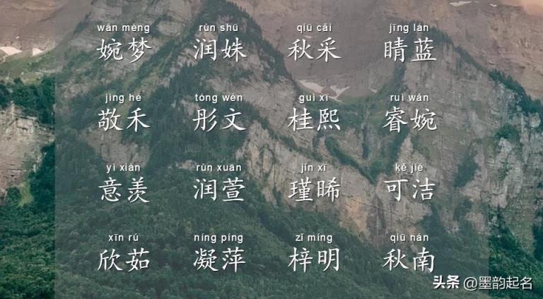 女孩名字库:这些女宝宝名字,各个落笔超群