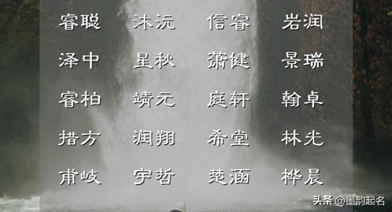 起名:参考字形结构,起个音吐明畅的男宝宝名