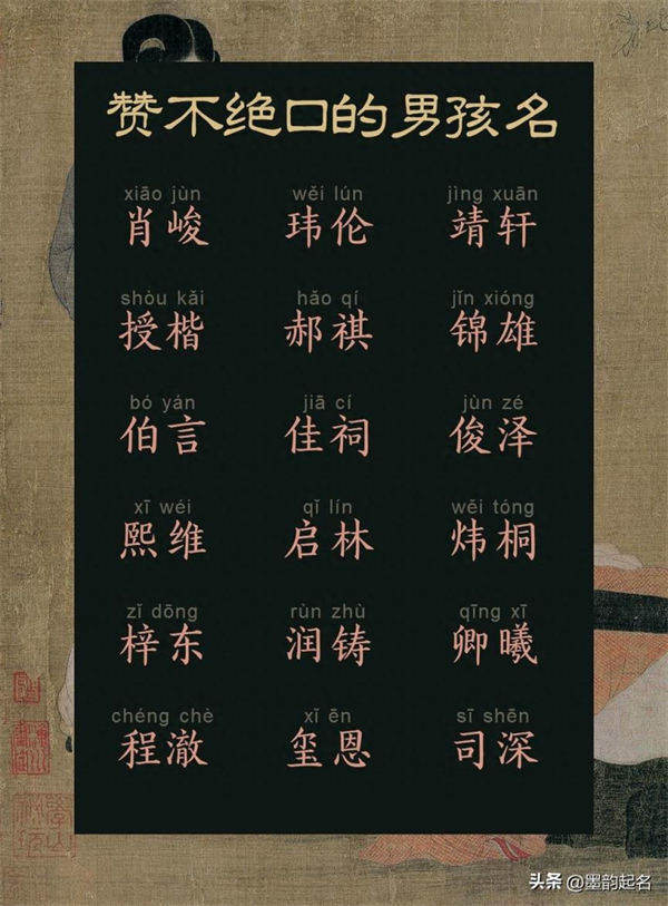 大气辽阔，赞不绝口的男孩名，让邻家都羡慕
