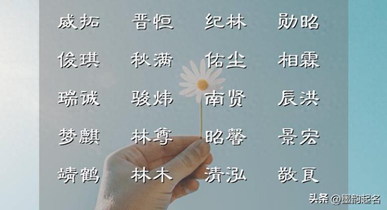 给2025年早春已经出生的男孩，想一个非常独特的佳名