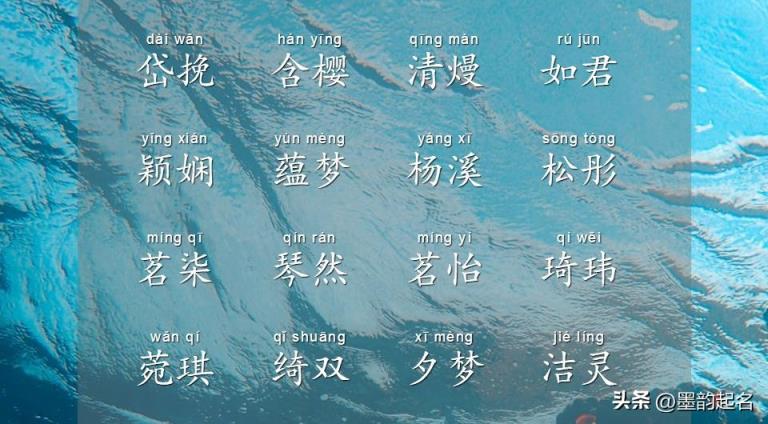 家有女孩,如何取名才能十方安好