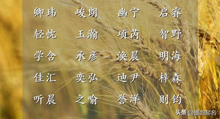 独处相安的出自古诗词的男宝宝名精心收集