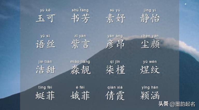 赐字千金不如赐予好名，精心策划的认真细致的名字分享