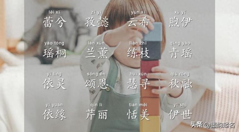 女宝宝名:考虑姓氏,起个猫咪般可爱、高飞远举的女子名