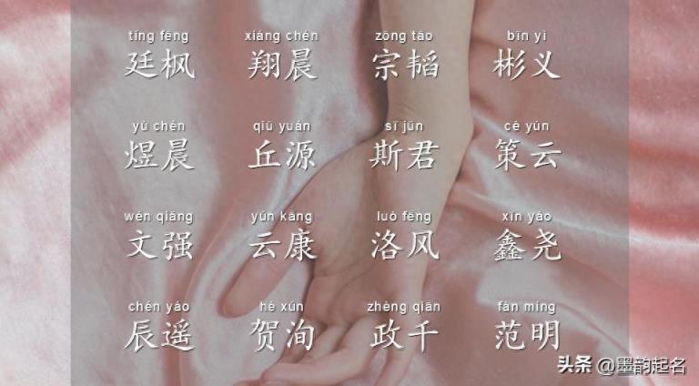 翻阅诗词看到的,君子之行、轩轩似朝的男孩名字