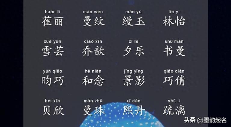 书香致远的女宝宝名字,叫人一见倾心