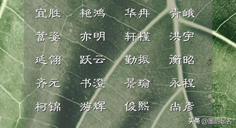 家有男孩,怎样起名才可安康顺利