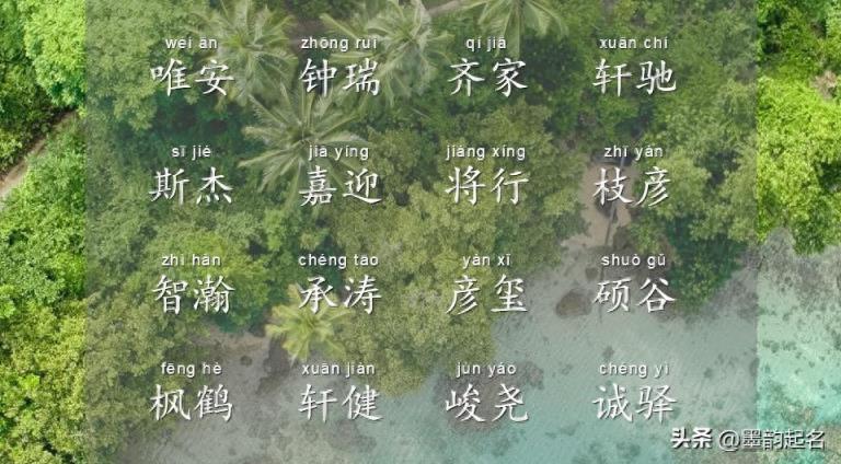 不骄不躁!汉语诗词里的男孩名字,个个各有所好