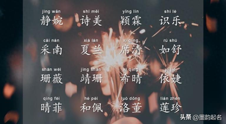 避开梓涵、俊宇这些泛滥名字,如下的名字可使用